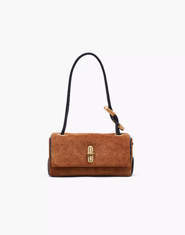 The Suede Mini Dual Shoulder Bag